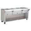 Hot Food Table, Natural Gas, 77.750"L (5) 12X20 Wells, S/S Cabinet Base