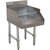 Advance Tabco SL-GS-24, Recessed Drainboard for Glass Storage, 24"Wx18"Dx33"H, Stainless Steel