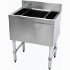Slimline Cocktail Unit, 18X36X16 Cold Plate, 220-Lbs. Ice Capacity