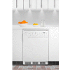 Summit Commercial Built In Undercounter Refrigerator 5.5 Cu. Ft. White