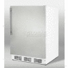 Summit Freestanding Undercounter Refrigerator W/Lock 5.5 Cu. Ft. White