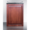 Summit-Beer Dispenser, Built-In, 5.6 Cu. Ft., 24"W x 25-3/8"D x 33-1/2"H, Black