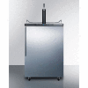 Summit SBC635MOSHV - Beer Dispenser, Freestanding Residential Outdoor, 5.6 Cu. Ft., 24"W x 49"H, S/S