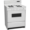 Summit-Deluxe Gas Range, 30"W Electronic Ignition, Digital Clock/Timer, Oven Door, Light