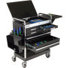 Sunex&#174; Tools Professional 5-Drawer Black Tool Cart W/ Locking Top, 27&quot;H