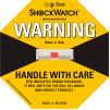 SpotSee ShockWatch® L-65 Impact Indicators, 25G Range, Yellow, 50/Box
