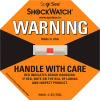 SpotSee ShockWatch® L-25 Impact Indicators, 75G Range, Orange, 50/Box