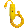 Tower Mfg 30338022-01 GFCI Cord Set, In-Line, Auto Reset, 6 FT, Yellow