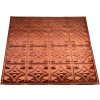 Great Lakes Tin Hamilton 2' X 2' Lay-in Tin Ceiling Tile in Vintage Bronze - Y52-09