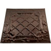 Great Lakes Tin Toledo 2' X 2' Nail-up Tin Ceiling Tile in Bronze Burst - T55-06