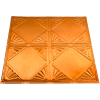 Great Lakes Tin Erie 2' X 2' Lay-in Tin Ceiling Tile in Copper - Y56-08
