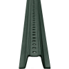 054-00002 U-Channel Sign Post, 8'L, 2 lbs./ft., Green