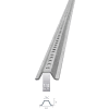 U-Channel Sign Post, 8'L, 1.12 lbs./ft., Galvanized Post, Holes 30" Down Post