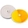 102222 3-1/4&quot; Amber Centermount Reflector, Plastic Backplate, RT-90A