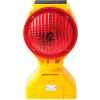 5785445 Individual Solar LED Barricade Light, Red, 3-Way On/Off Switch