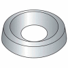 #12 Countersunk Finishing Washer - .307/.267" I.D. - Steel - Plain - Grade 2 - 100 Pk
