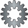 1/2" Combination Internal/External Tooth Lock Washer - Steel - Zinc - Pkg of 100