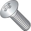 M4 x 0.7 x 30mm - Phillips Oval Head Machine Screw - 304 Stainless Steel - DIN 966 - Pkg of 100