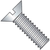 M4 x 0.7 x 20mm Machine Screw - Slotted Flat Head - Steel - Zinc - DIN 125B - Pkg of 100
