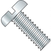 M6 x 1.0 x 35mm Machine Screw - Slotted Pan Head - Steel - Zinc - DIN 125B - Pkg of 100