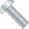 1/4-20 x 1/2" Machine Screw - Slotted Round Head - Steel - Zinc Plated - Pkg of 100