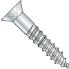 #4 x 1/2" Wood Screw - Phillips Flat Head - Steel - Zinc Plated - Pkg of 100