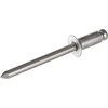 Pop Blind Rivet - 5/32 x 5-6 - Countersunk Head - Up to 3/8" Grip - Aluminum/Aluminum - Pkg of 500