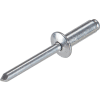 Pop Blind Rivet - 1/4 x 8-8 - Dome Head - Up to 1/2" Grip - Aluminum/Aluminum - USA - Pkg of 250