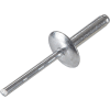 Pop Blind Rivet - 3/16 x 6-12 - Large Flange Head - Up to 3/4" Grip - Aluminum/Aluminum - Pkg of 250