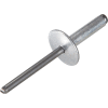 Pop Blind Rivet - 3/16 x 6-6 - Large Flange Head - Up to 3/8" Grip - Stainless Steel - Pkg of 250