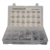 244 Piece Sheet Metal (Tapping) Screw Assortment - #6 to #14 - Phillips Flat Head - 304 SS
