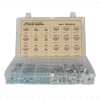 330 Piece Hex Head Cap Screw Assortment - 1/4" to 3/8" - Grade 5 - Steel - Zinc