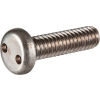 6-32 x 1/2" Tamper-Proof Security Spanner Machine Screw - Pan Head - 18-8 Stainless Steel - 100 Pk