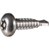 #10AB x 3/4" Security Self-Drilling Screw - Pan Torx Head - 410 Stainless Steel - 100 Pk