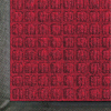 WaterHog® Classic Entrance Mat Waffle Pattern 3/8" Thick 3 x 8' Red/Black