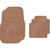 Waterhog Car Mats with Classic Pattern, Medium, Medium Brown, Full Set of 4 - 3901510002070