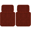 Waterhog Car Mats with Classic Pattern, Large, Red/Black, Front Set of 2 - 3902550001070