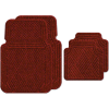 Waterhog Car Mats with Classic Pattern, Large, Red/Black, Full Set of 4 - 3902550002070
