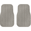 Waterhog Car Mats with Chevron Pattern, Medium, Medium Gray, Front Set of 2 - 3903570001070