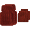 Waterhog Car Mats with Chevron Pattern, Large, Red/Black, Full Set of 4 - 3904550002070