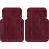 Waterhog Car Mats with Chevron Pattern, Large, Bordeaux, Front Set of 2 - 3904600001070