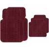 Waterhog Car Mats with Chevron Pattern, Large, Bordeaux, Full Set of 4 - 3904600002070