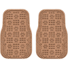 Waterhog Car Mats with PawPrint Pattern, Medium, Medium Brown, Front Set of 2 - 3907510001070