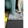 Clean Stride® Mat Rubber Frame w/Carpet 26.5" x 63.5" Charcoal