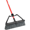 Libman Commercial Push Broom W/ Hard Polymer Support Brace - 18 - Heavy-Duty Bristles - 826 - Pkg Qty 4