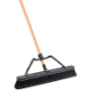 Libman Commercial 24" Smooth Surface Industrial Push Broom - 847 - Pkg Qty 4