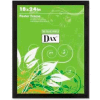 Dax® Poster Frame, Wall Mountable, Horizontal/Vertical, 18" x 24", Wood, Black