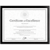 Dax® Value U-Channel Document Frame, Desktop/Wall Mountable, 11" x 8-1/2", Plastic, Black