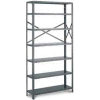 Tri-Boro T-Bolt Open Add-On, OAT99-3636-7, 36"W x 36"D x 99"H, 7 Shelves, 20 Ga., Dark Gray