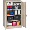 Tennsco Standard All-Welded Storage Cabinet, Turn Handle, 36"Wx24"Dx60"H, Sand